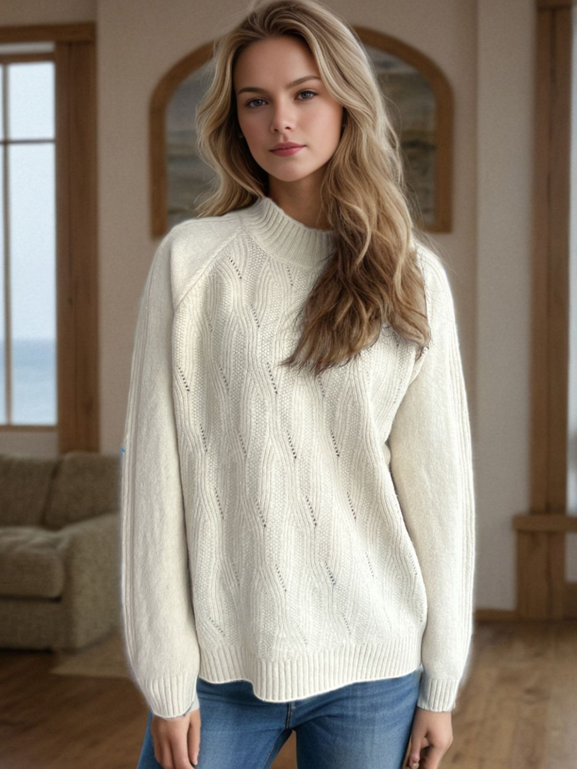 Mock Neck Sweater