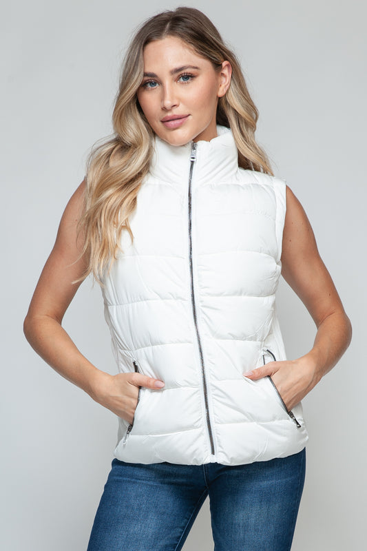 Snobbish Zip Up Vest