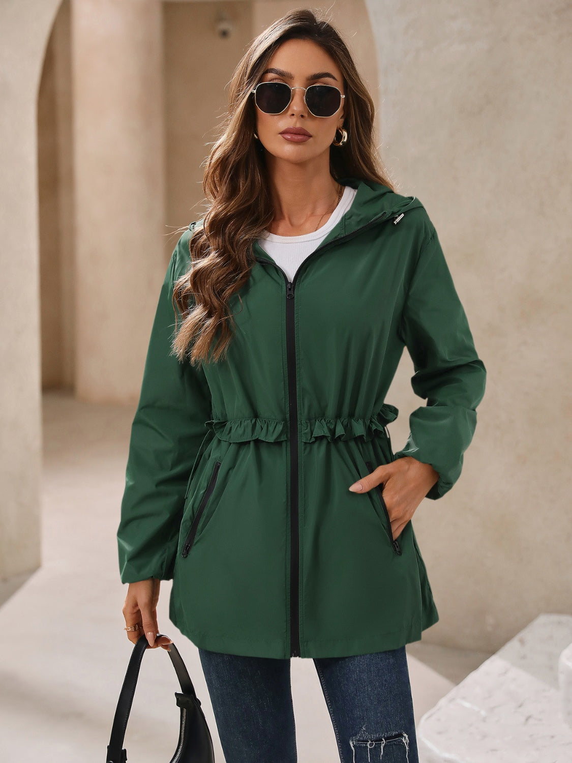 Ivy Lane Outdoor Waterproof Windbreaker