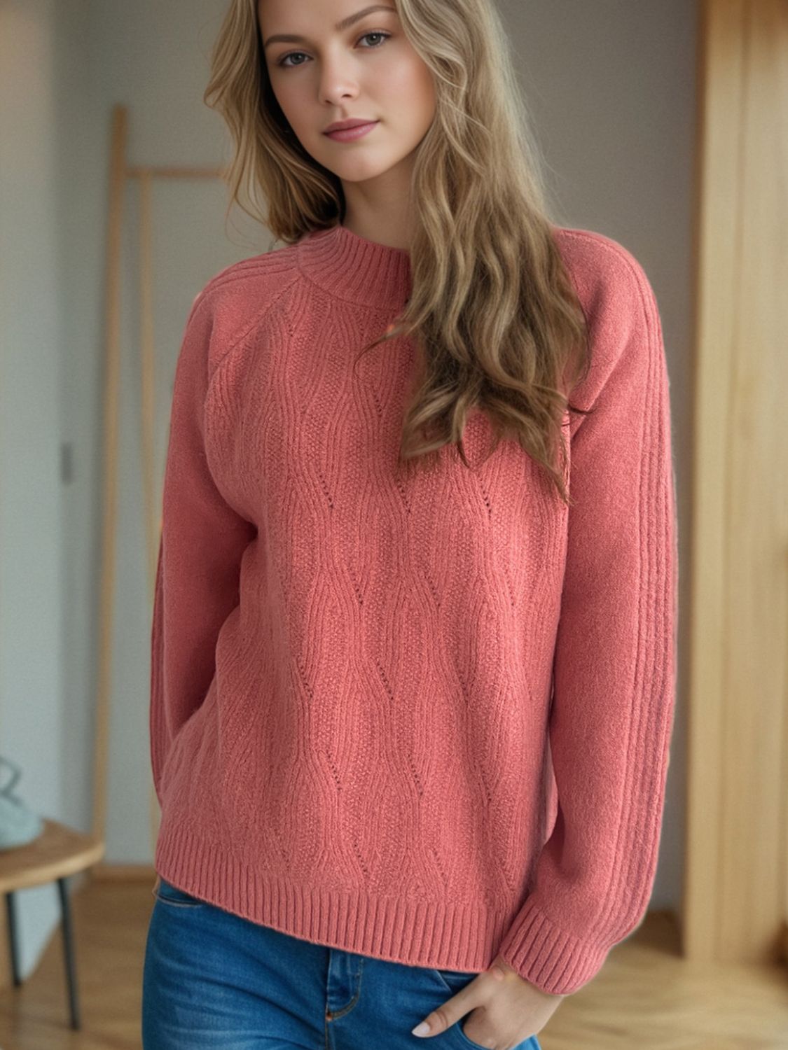 Mock Neck Sweater