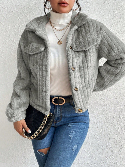 Jenny Button Up Collared Jacket