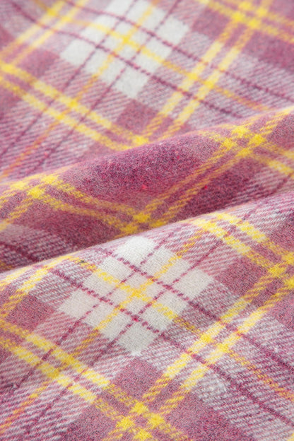 Plaid Collared Shacket