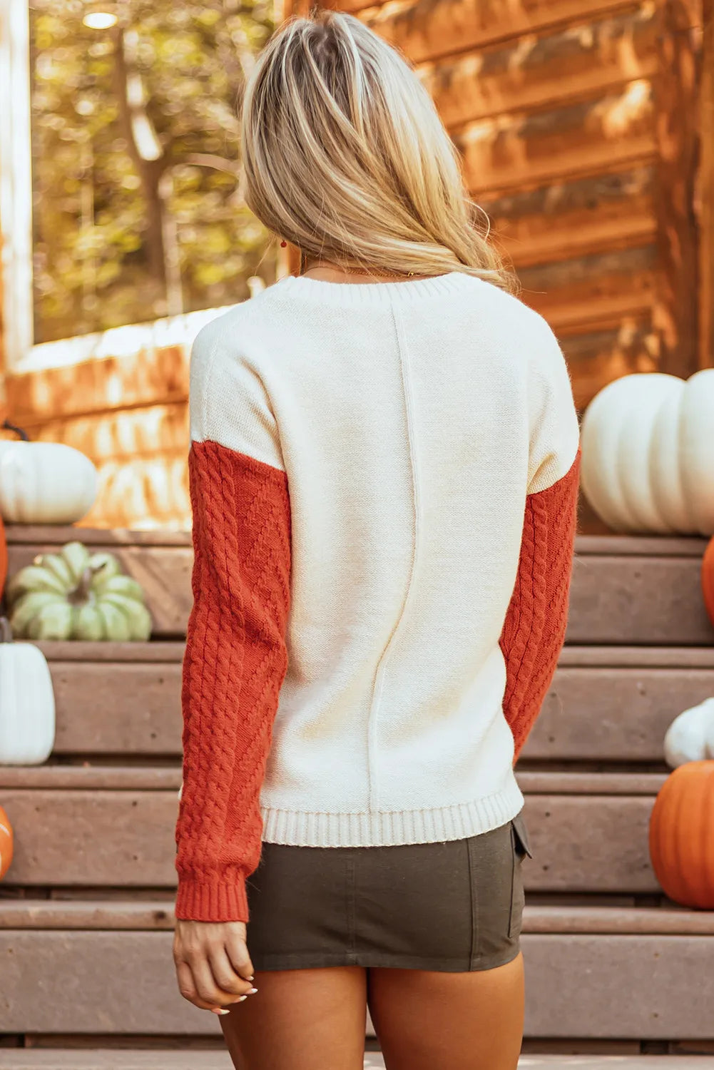 Ami Color Block Sweater