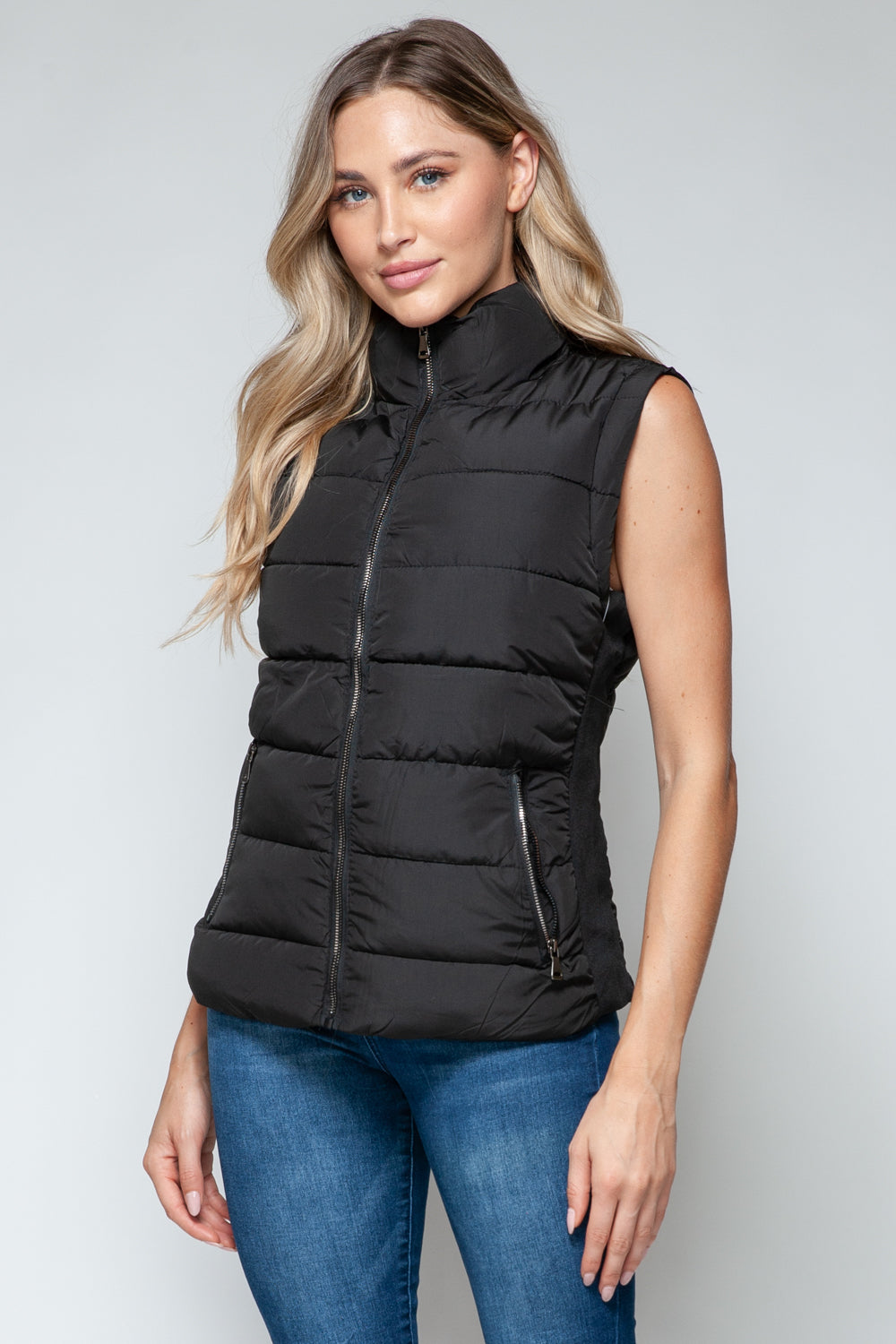 Snobbish Zip Up Vest