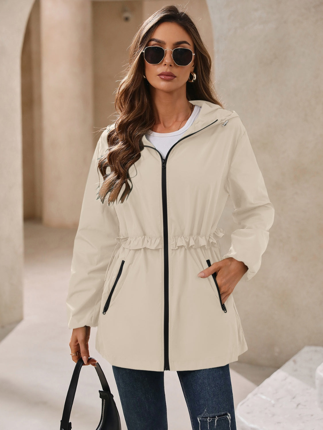 Ivy Lane Outdoor Waterproof Windbreaker