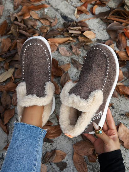 Furry Suede Sneakers