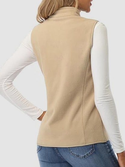 Zip Up Vest with Pockets