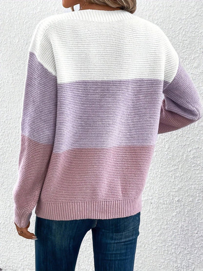 Carter Color Block Sweater