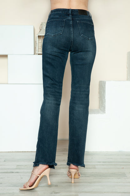 Judy Blue Button Fly Straight Jeans