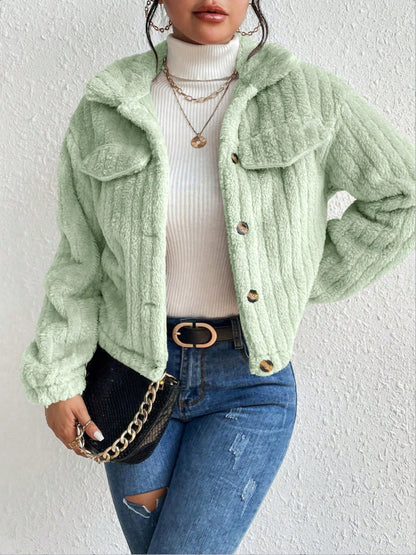 Jenny Button Up Collared Jacket