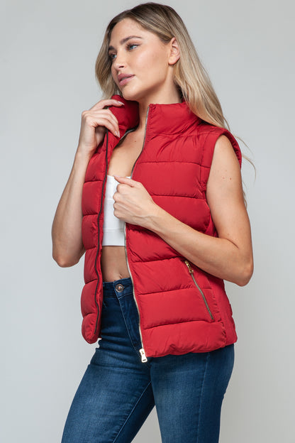 Snobbish Zip Up Vest