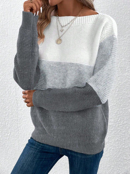 Carter Color Block Sweater