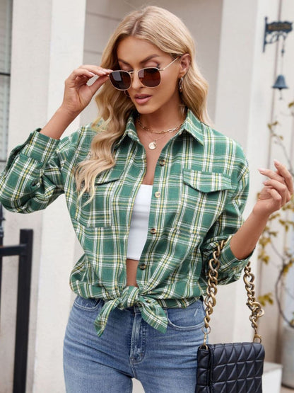 Ry Plaid Button Up Shirt