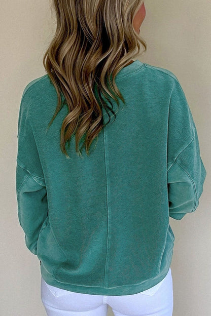 Holly Notched Sweatshirt