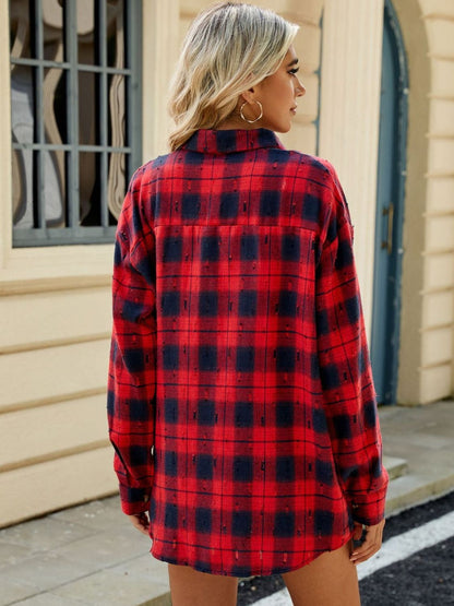 Penny Plaid Button Up