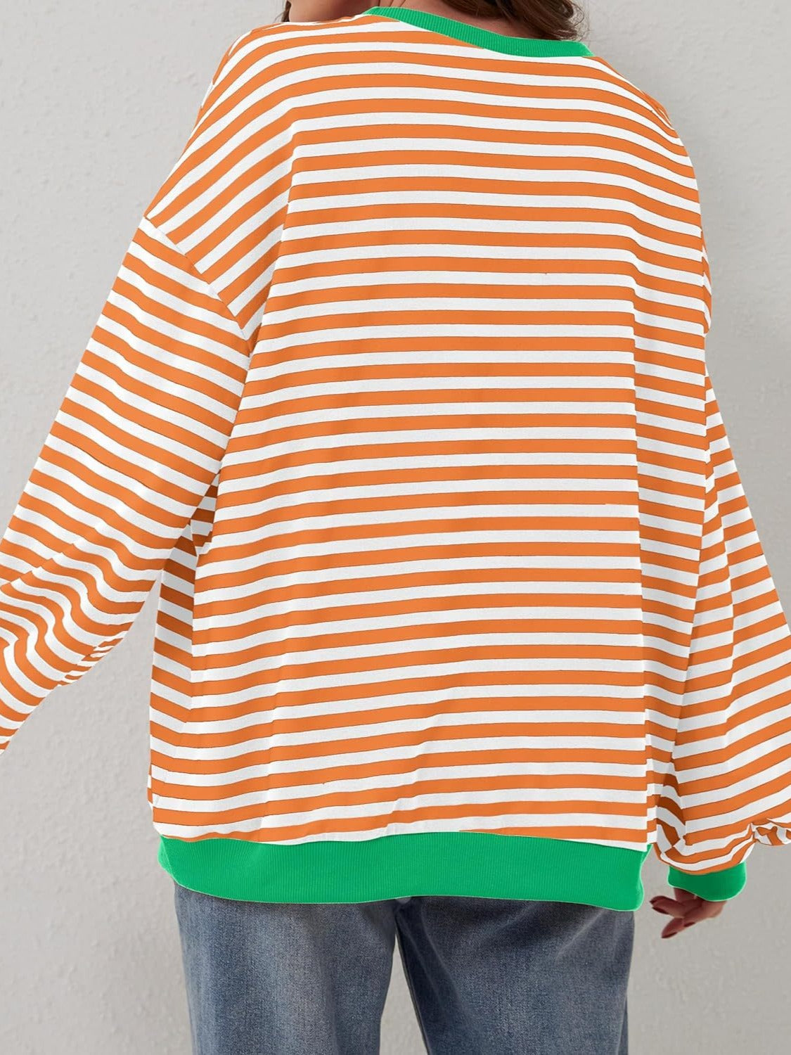 Lovelet Contrast Striped Sweatshirt