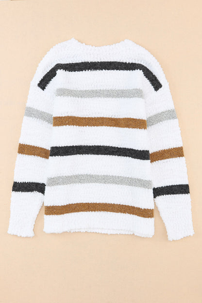 Allie Multicolor Stripes Sweater