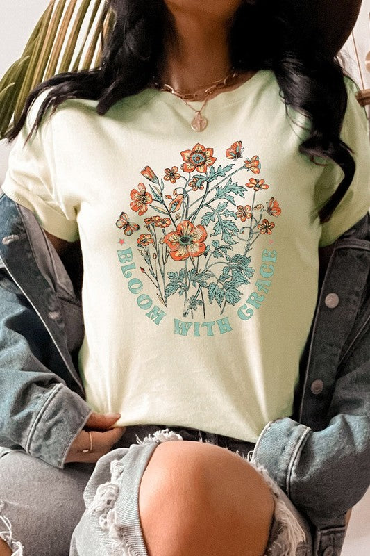 Bloom With Grace Tee