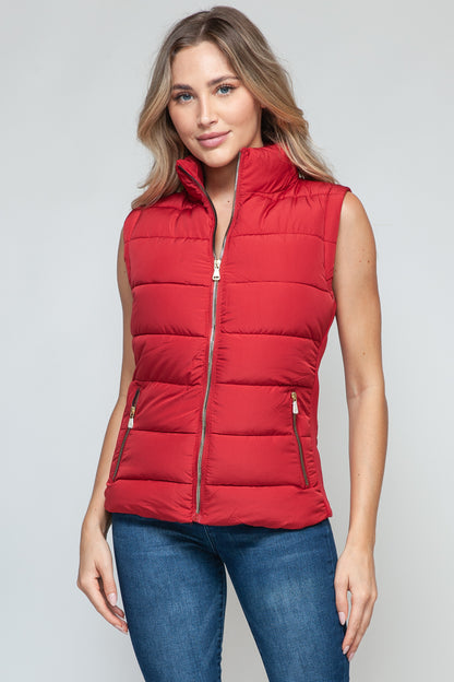 Snobbish Zip Up Vest