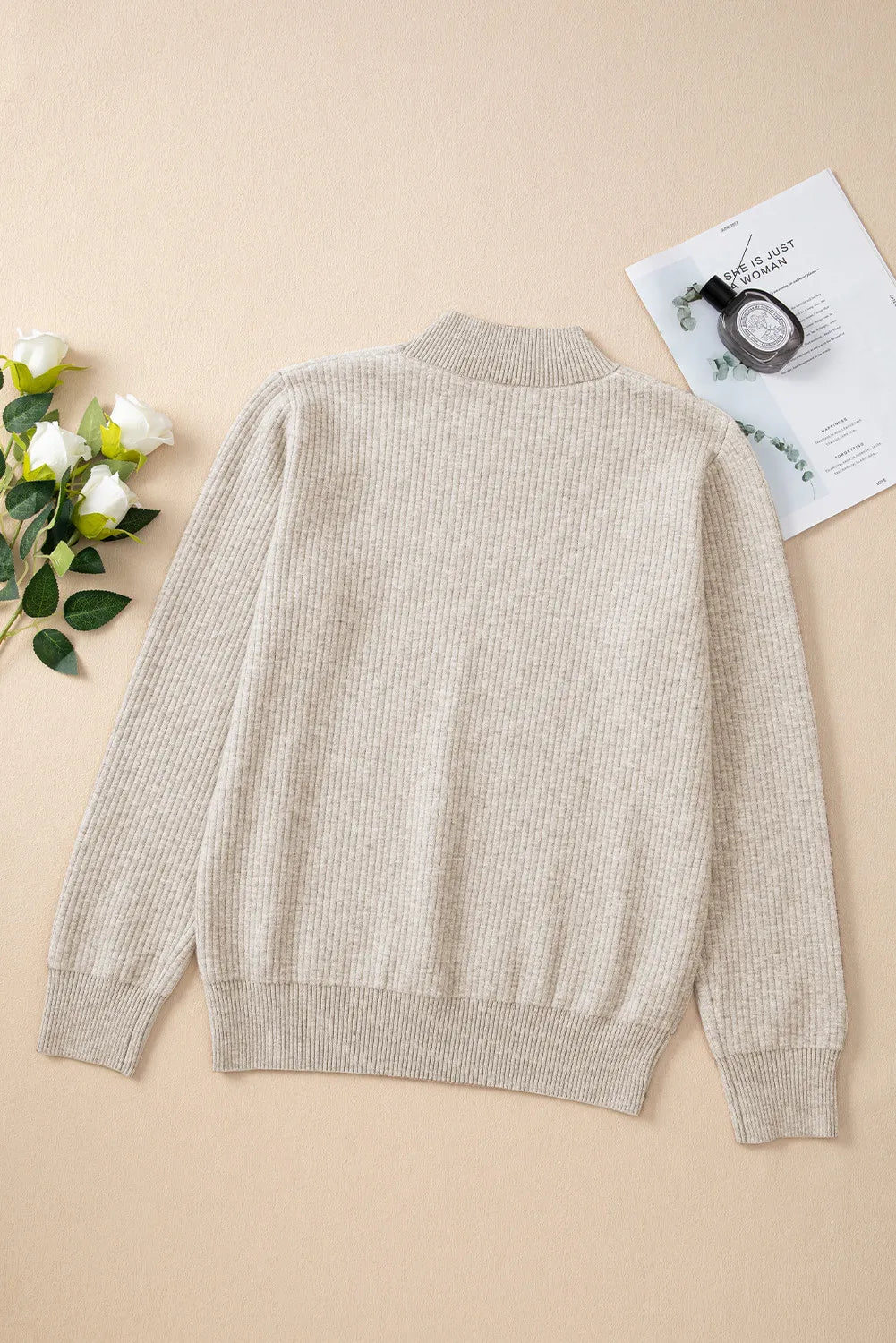 Raini Mock Neck Sweater