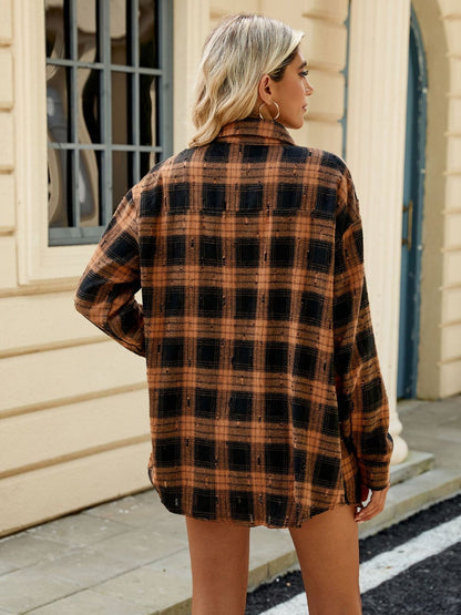 Penny Plaid Button Up