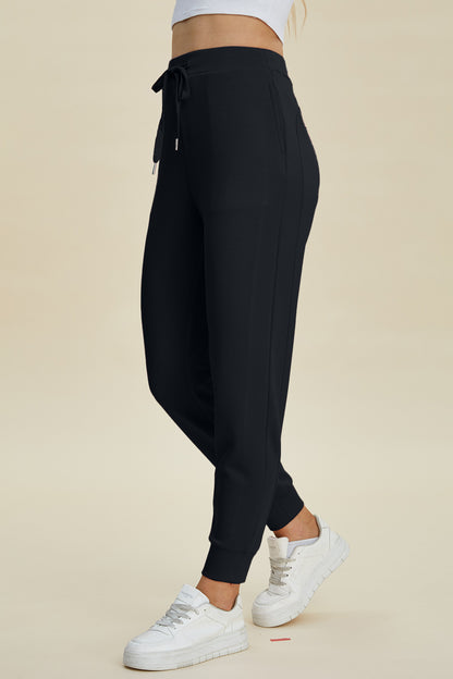 Basic Bae Scuba Drawstring High Waist Joggers