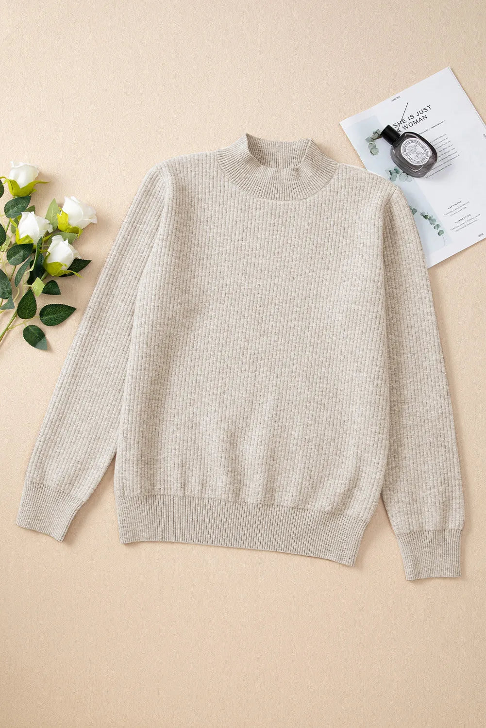 Raini Mock Neck Sweater