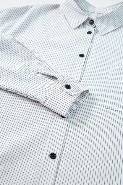 Stacee Striped Collared Shirt