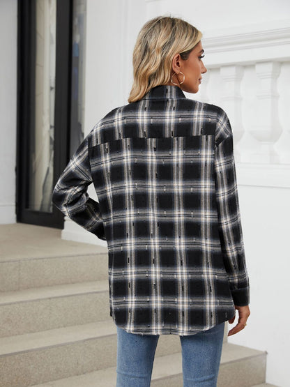 Penny Plaid Button Up