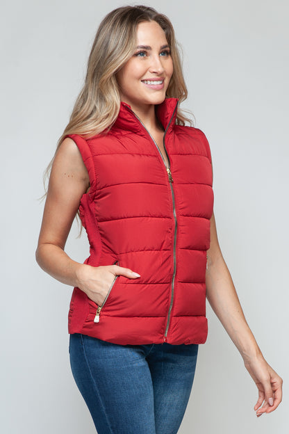 Snobbish Zip Up Vest