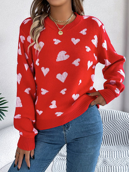 Megan Heart Sweater