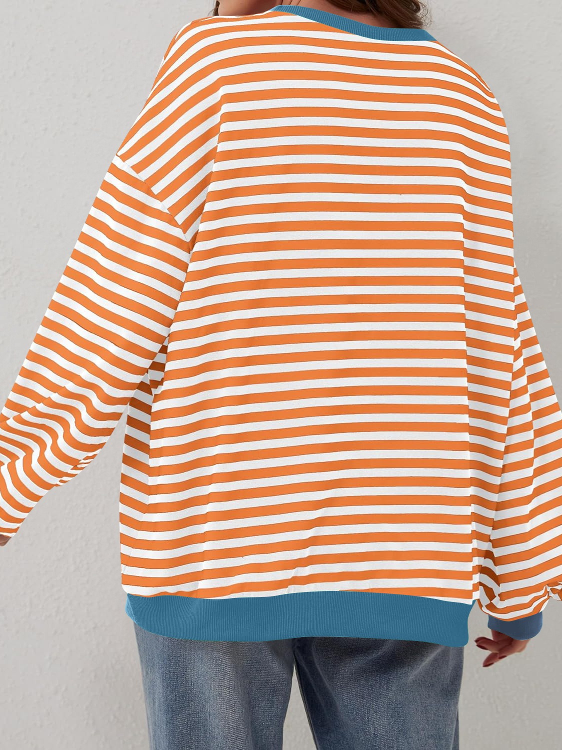 Lovelet Contrast Striped Sweatshirt