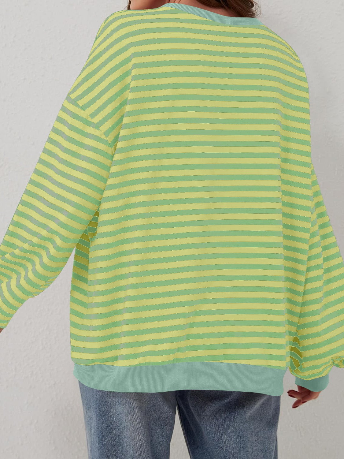 Lovelet Contrast Striped Sweatshirt