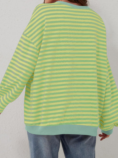 Lovelet Contrast Striped Sweatshirt