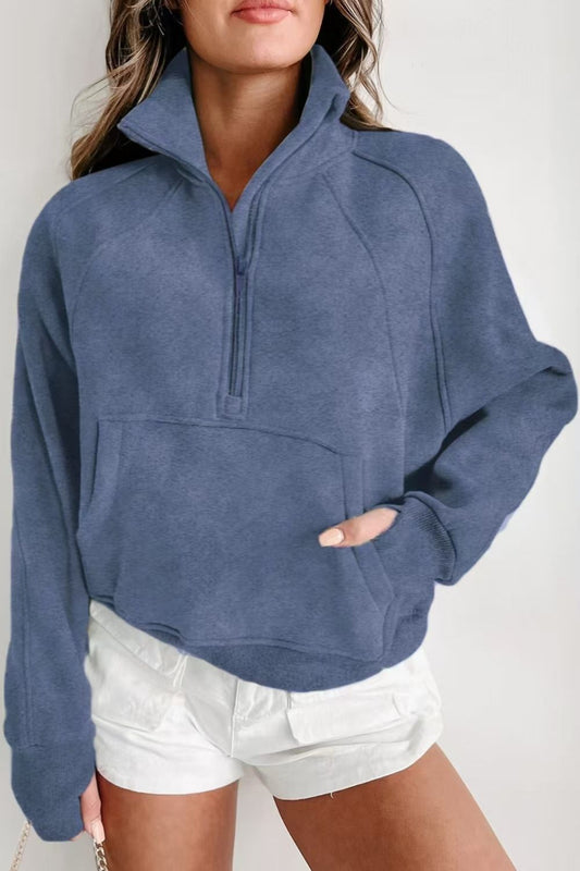 Hailee Half Zip Sweatshirt