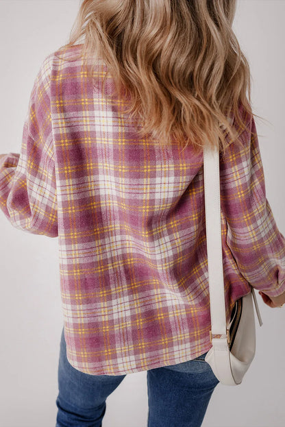 Plaid Collared Shacket