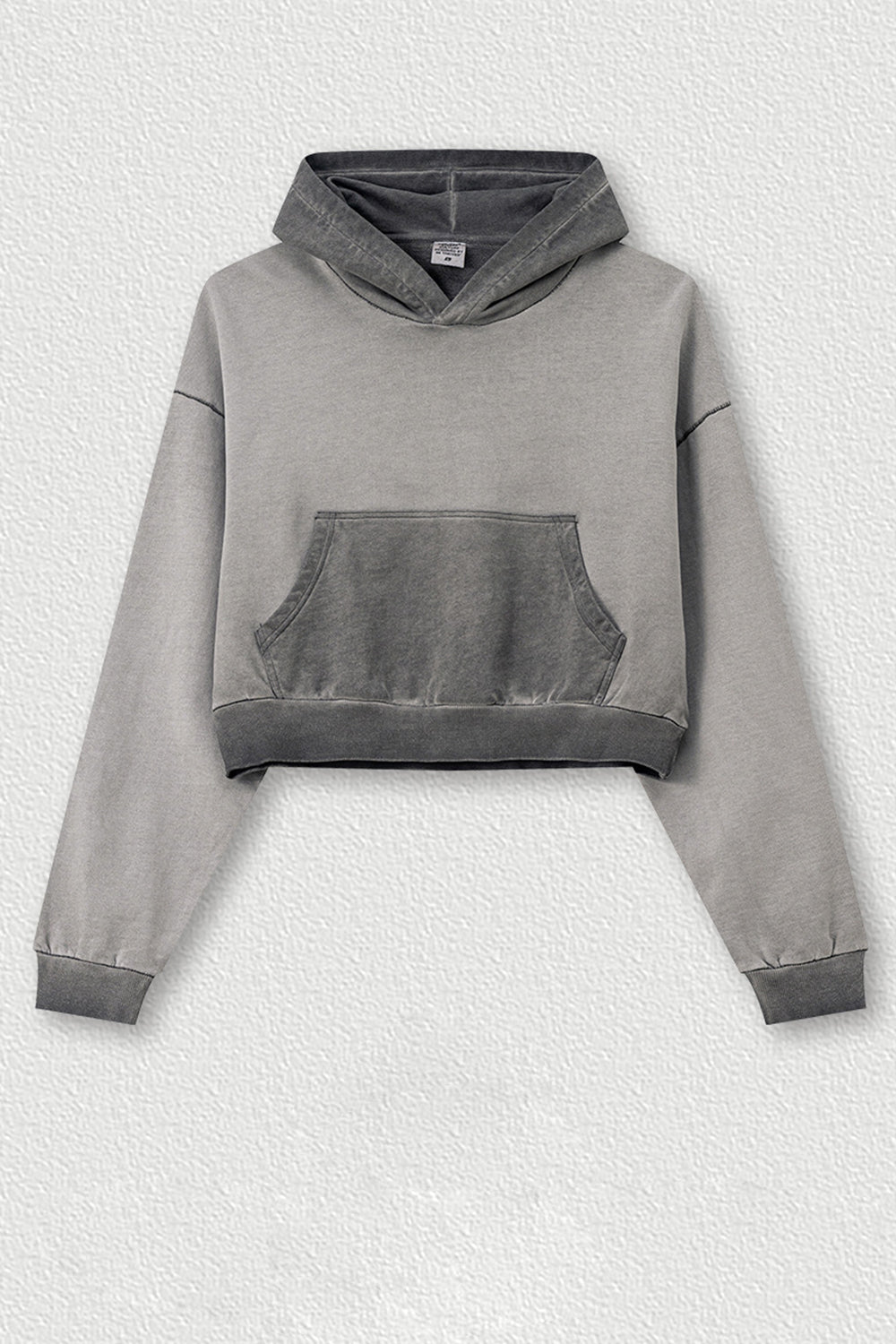 Basic Bae Kangaroo Pocket Cropped Hoodie