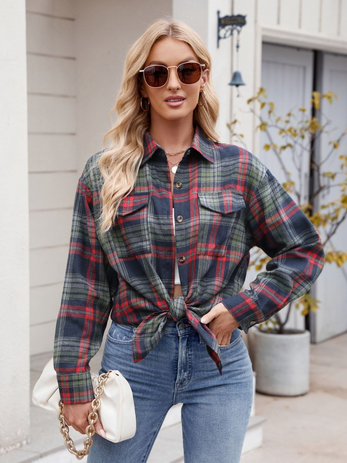 Ry Plaid Button Up Shirt