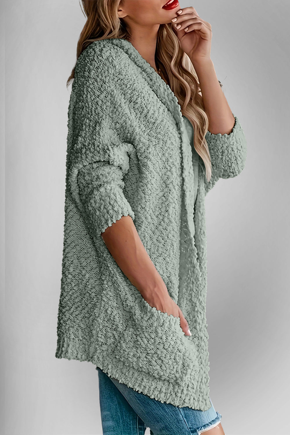 Double Take Pocketed Cardigan