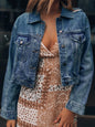 Marian Distressed Denim Jacket