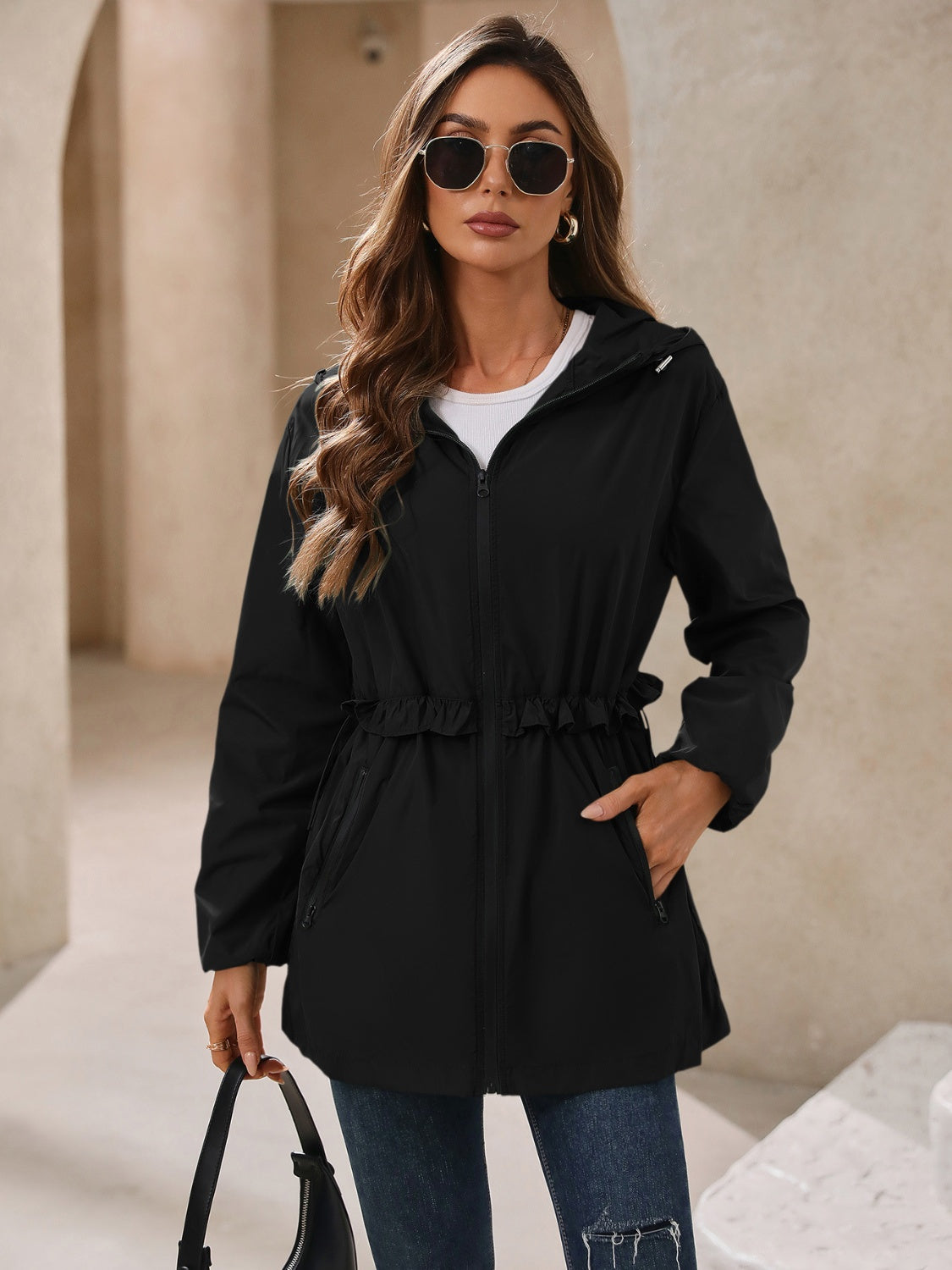 Ivy Lane Outdoor Waterproof Windbreaker