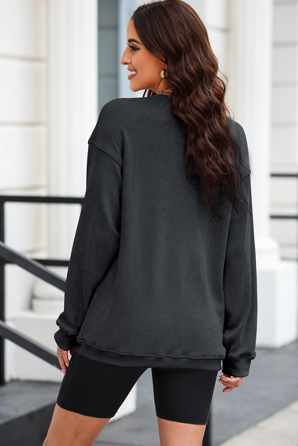 Heart Sequin Sweatshirt