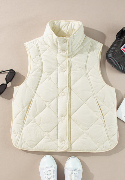 Snap Down Texture Vest