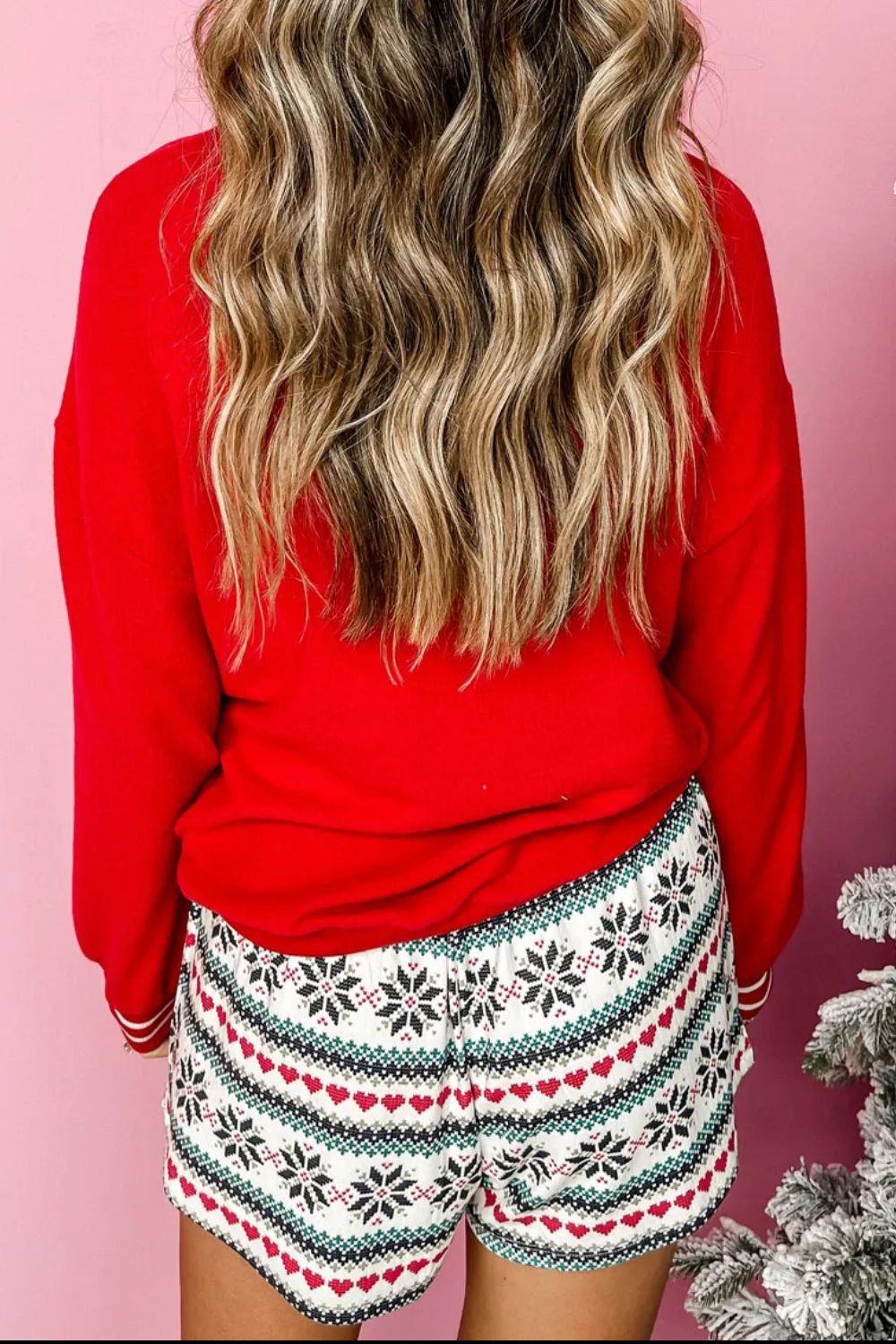 SLEIGH Top and Shorts Lounge Set